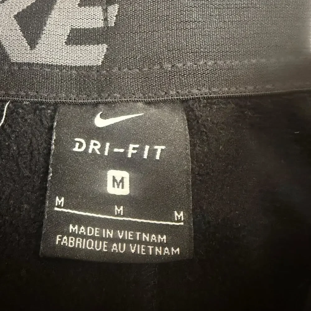 Nike Black Athletic Dri Fit Running Pants Size M Activewear Performance